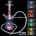 haute qualité al fakher clair shisha de narguilé verre avec LED